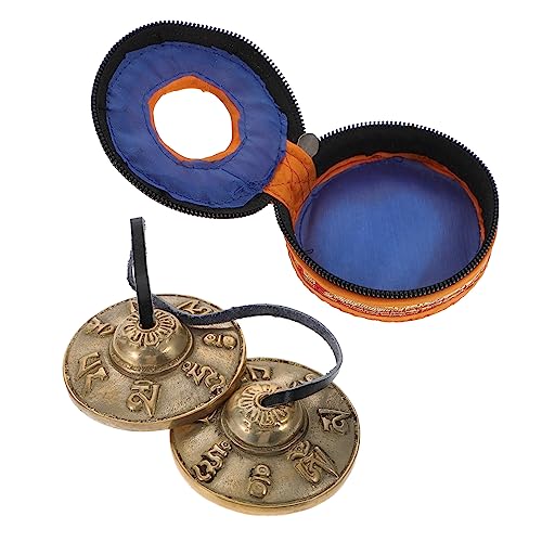 BESTonZON Meditation Bell Cymbals Chimes Decorative Bells Percussion Instrument for Meditation