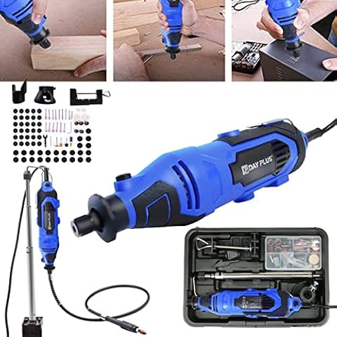 135W Rotary Tool with 80pcs Accessories, 6 Variable Speeds, Rotary Multi Tool with Flex Shaft, Perfect for Grinding, Polishing, Wood Curving&Engraving, Soft Metal Drilling&Cutting Cover