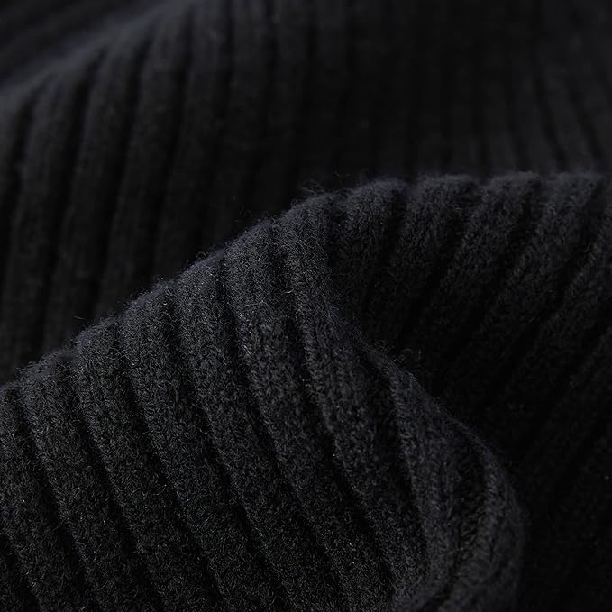 Image of Gajraj Winter Beanie Hats for Men Women, Fleece Lined Beanie Soft Warm Knit Hat Ski Cuffed Cap