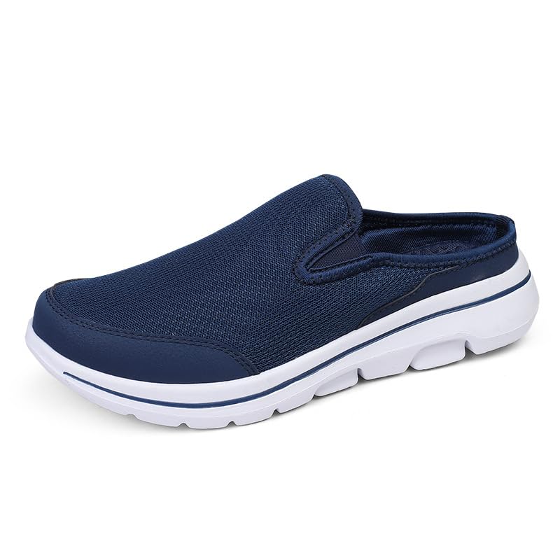 RZDYSQ Meaboots Men's Comfort Breathable Support Sports Sandals, Meaboots Men's Comfortable Orthopedic Slip-On Sneakers (Blue,US-9.5)