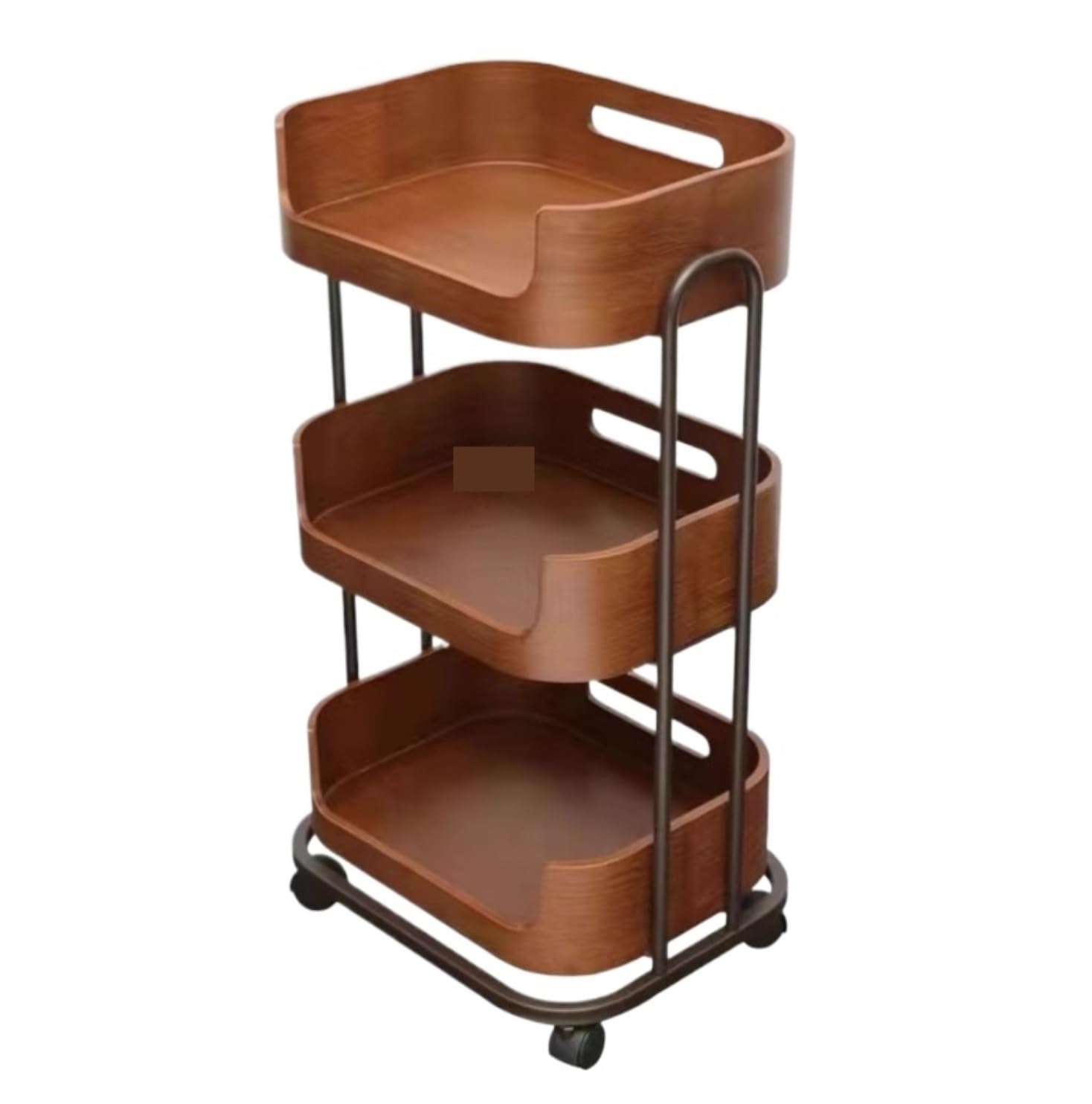 Salon With Wheels, Esthetician Cart With 3 Trays Mobile Storage Organizer For Spa Station For Barber Shops