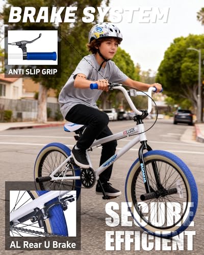 Freestyle BMX Bikes 18 20 Inch Kids Bicycle for 6-15 Years