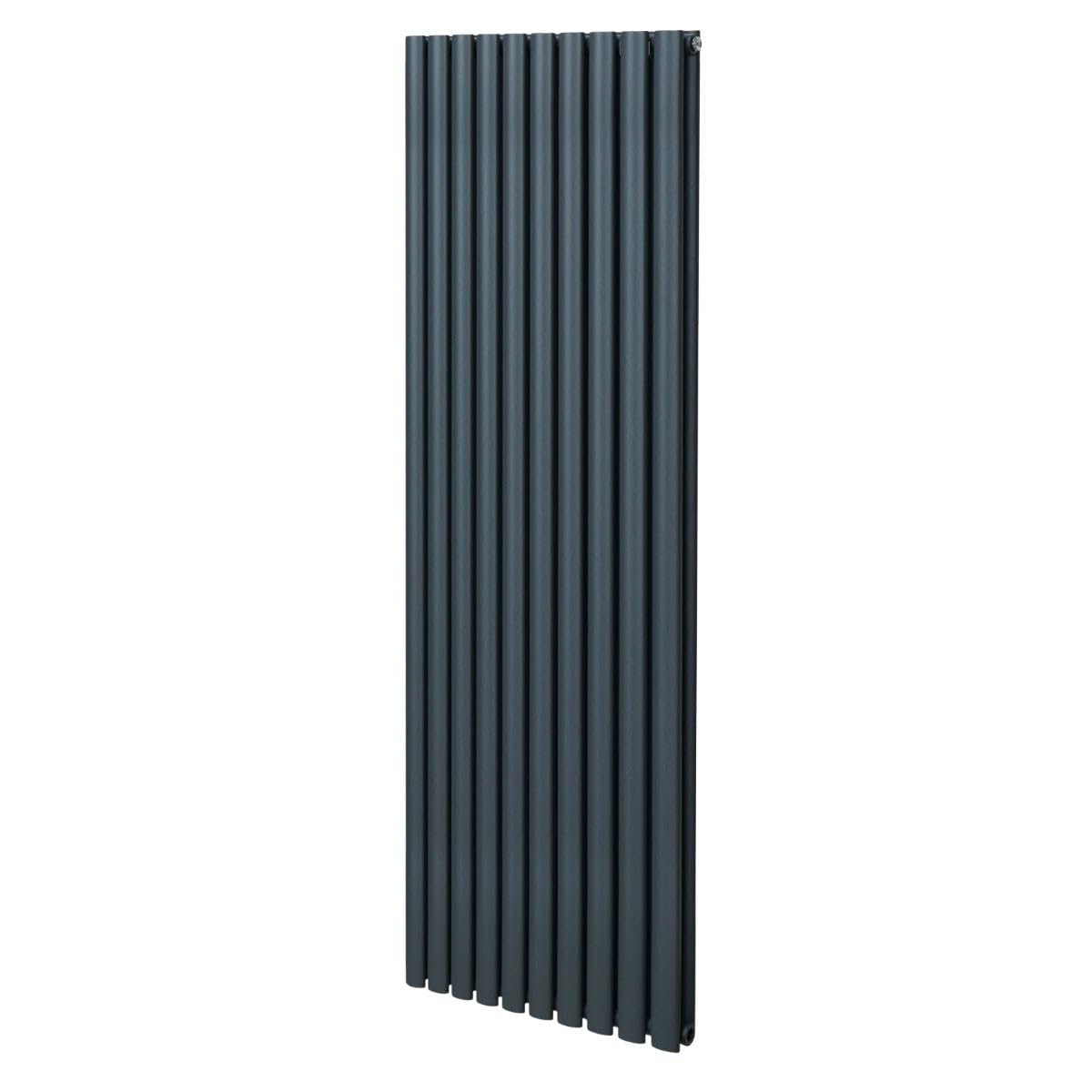 Monstershop Unisex Grey Oval Column Radiator – 1800Mm X 600Mm – Anthracite In