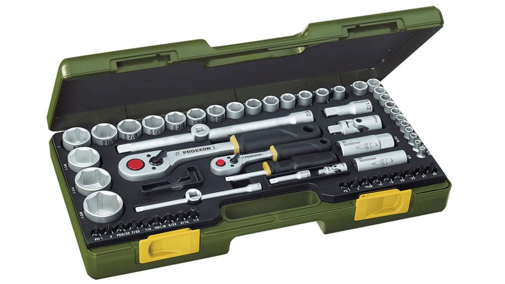 Proxxon Multicolor 23294 Socket Spanner Set 65 Pieces