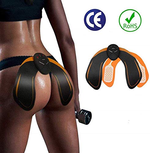 SHENGMI ABS Estimulador Buttocks/Hips Entrenador Muscle Toner 6 Modos Smart Fitness Entrenamiento Gear Home Office Ab Equipo de entrenamiento máquina