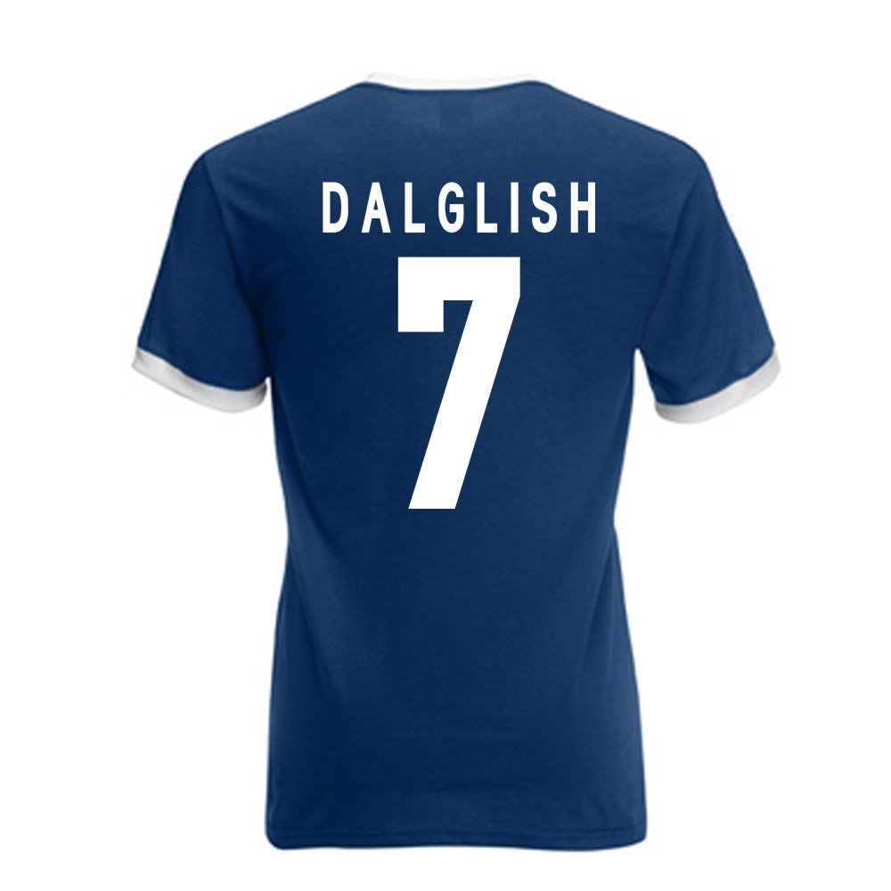 Gildan Kenny Dalglish Scotland Ringer Tee (Navy)