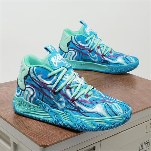 Hixingo Zapatillas de Baloncesto Hombre, Basketball Shoes Deportivas Zapatillas Deportivas Transpirable, Sneakers Unisex Adulto Zapatillas de Correr - imagen 2