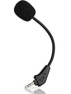 HS70 PRO Mic Game Boom Microphone Replacement for Corsair HS50 H60 HS70 Series Stereo Gaming Headset, 3.5mm Noise Cancelation - LEFXMOPHY