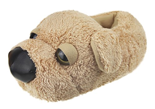 Moonlove - Pantuflas unisex para mujer, de peluche, para otoño e invierno, con diseño de dibujos animados (43/46EU)