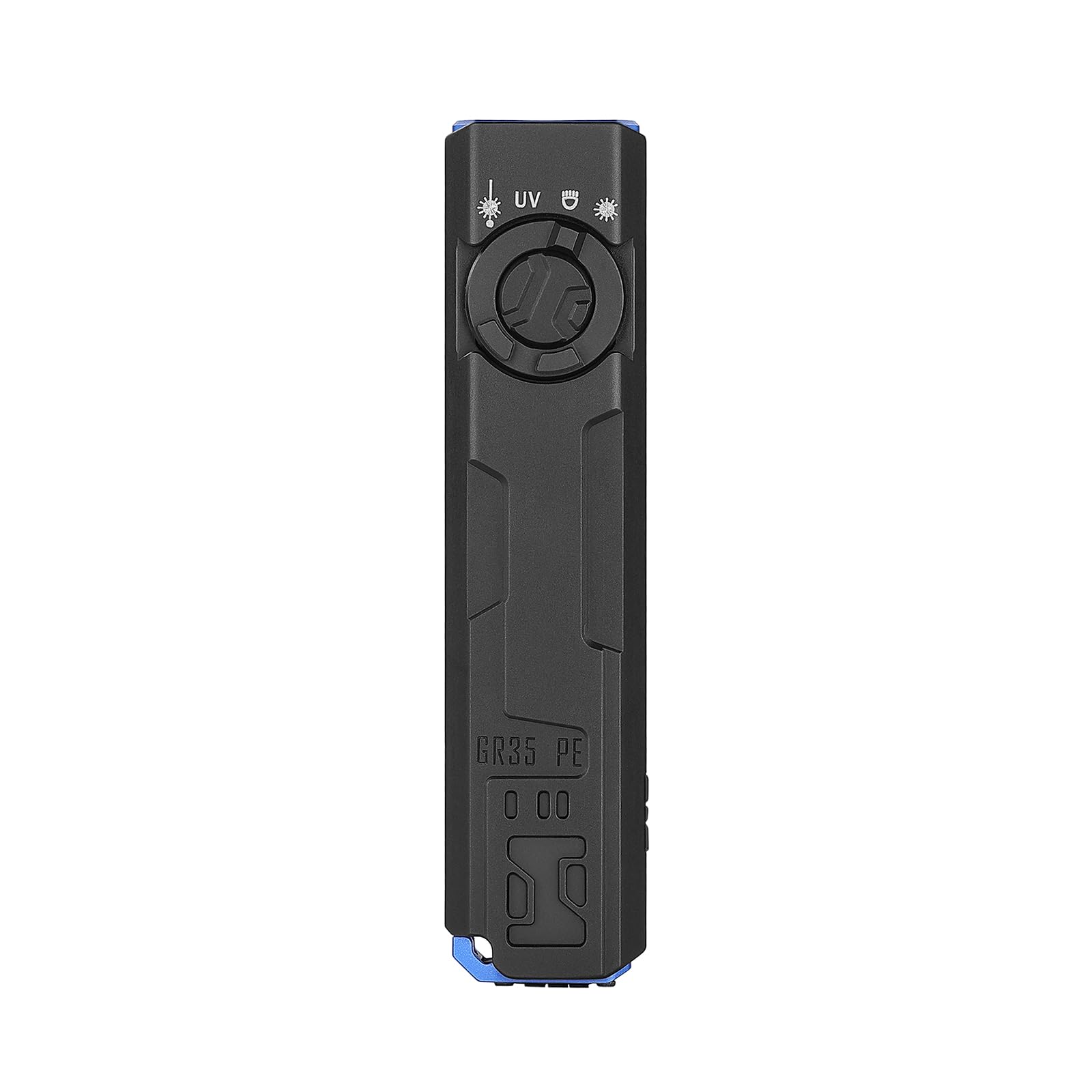 IMALENT GR35 2800lumens Lampe Torche la plus puissante plate EDC, UV 365nm + Rouge, 4 Sources Lumineuses, Étanche, Charge Rapide Type-C pour Police de la circulation (Vert)