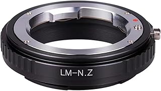 NATEFEMIN LM-N.Z Lens Adapter Ring for Leica M LM to for Nikon Z5 Z50 Z6 Z7 Z6II Z7II fc Accessory
