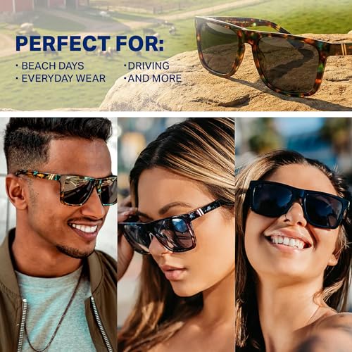 Image of Blenders Eyewear Romeo - Polarized Sunglasses - Durable & Stylish Acetate Frame - 100% UV Protection - For Men & Women