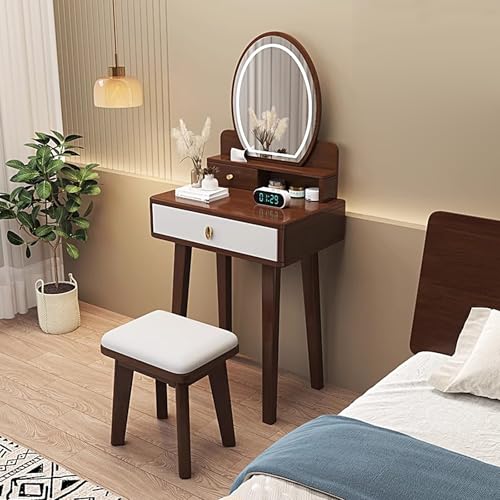 ƃCgt̏ȃCNhbT[ Dressing Table ϑ oƎ[Rp[ggt̖ؐCNAbve[uCeBOfXN q ̎q (Brown+W)