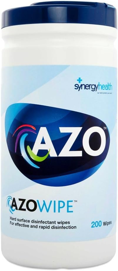 Synergy Healthcare81103 Azo Disinfectant Wipe, Hard Surface (Pack of 200)