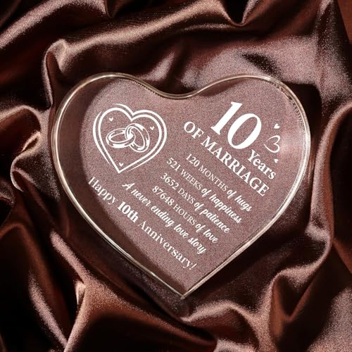 Image of Acrylic Plaque Gifts 2 (10th Anniversary)