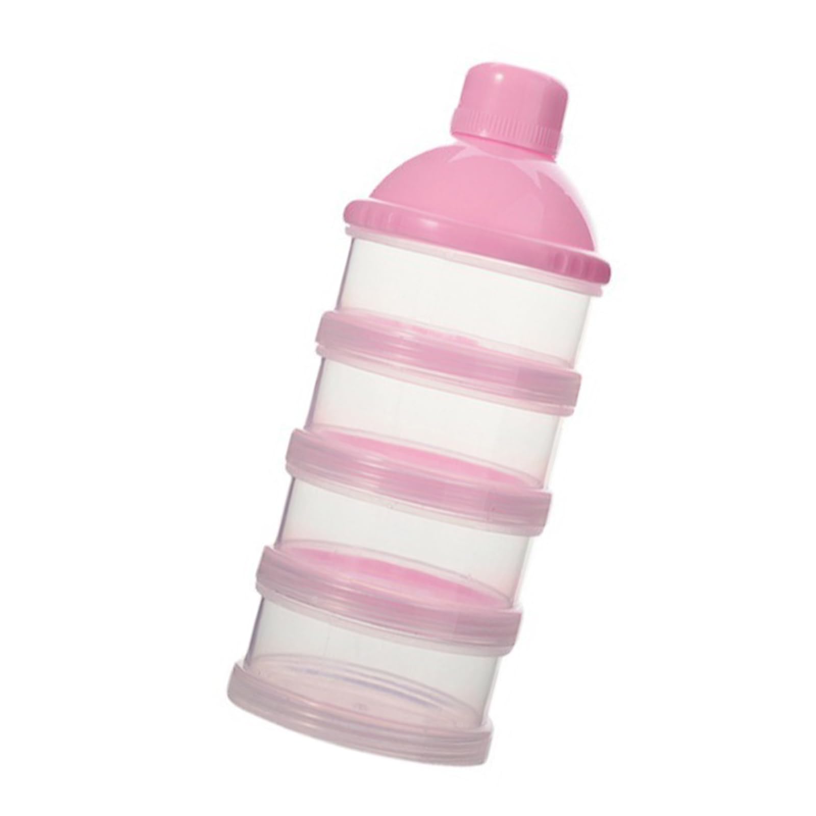 Portable 4/5 Compartment Baby Formulas Milk Powder Dispenser Toddler Food Storage Container Storage Box Formulas Dispenser