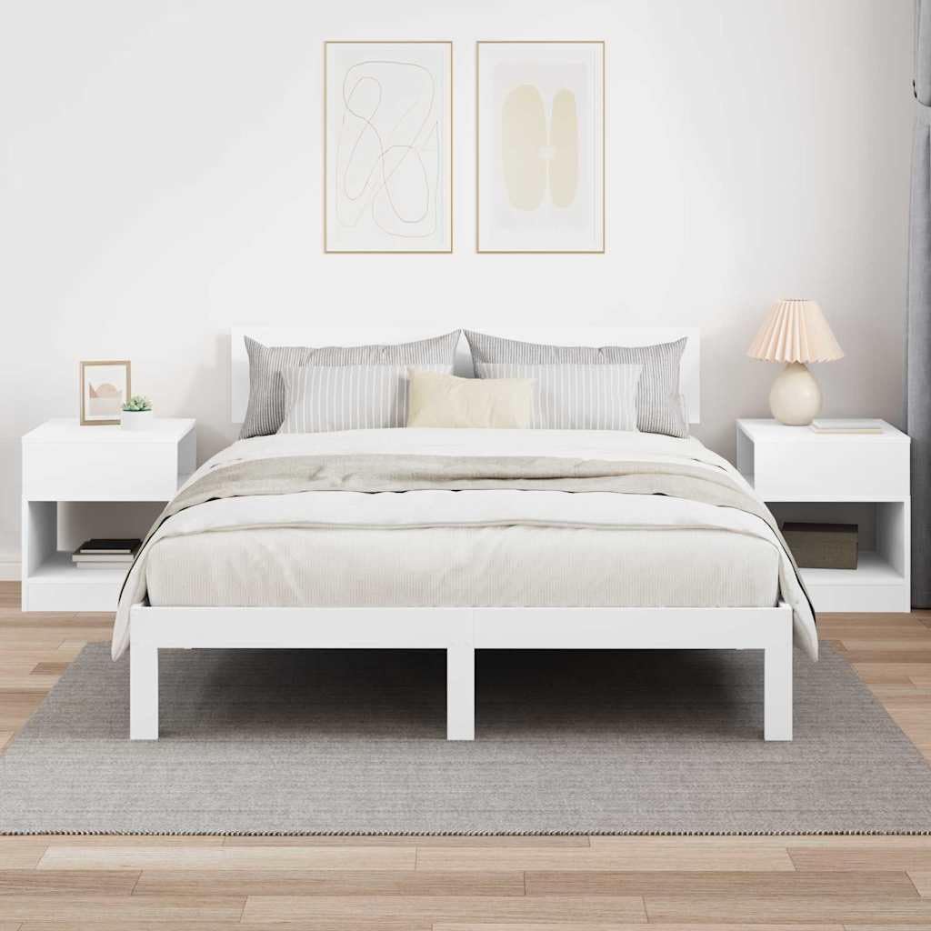 Stolik pomocniczy 2 szt. 40,5 x 40 x 45 cm drewno inżynieryjne do salonu