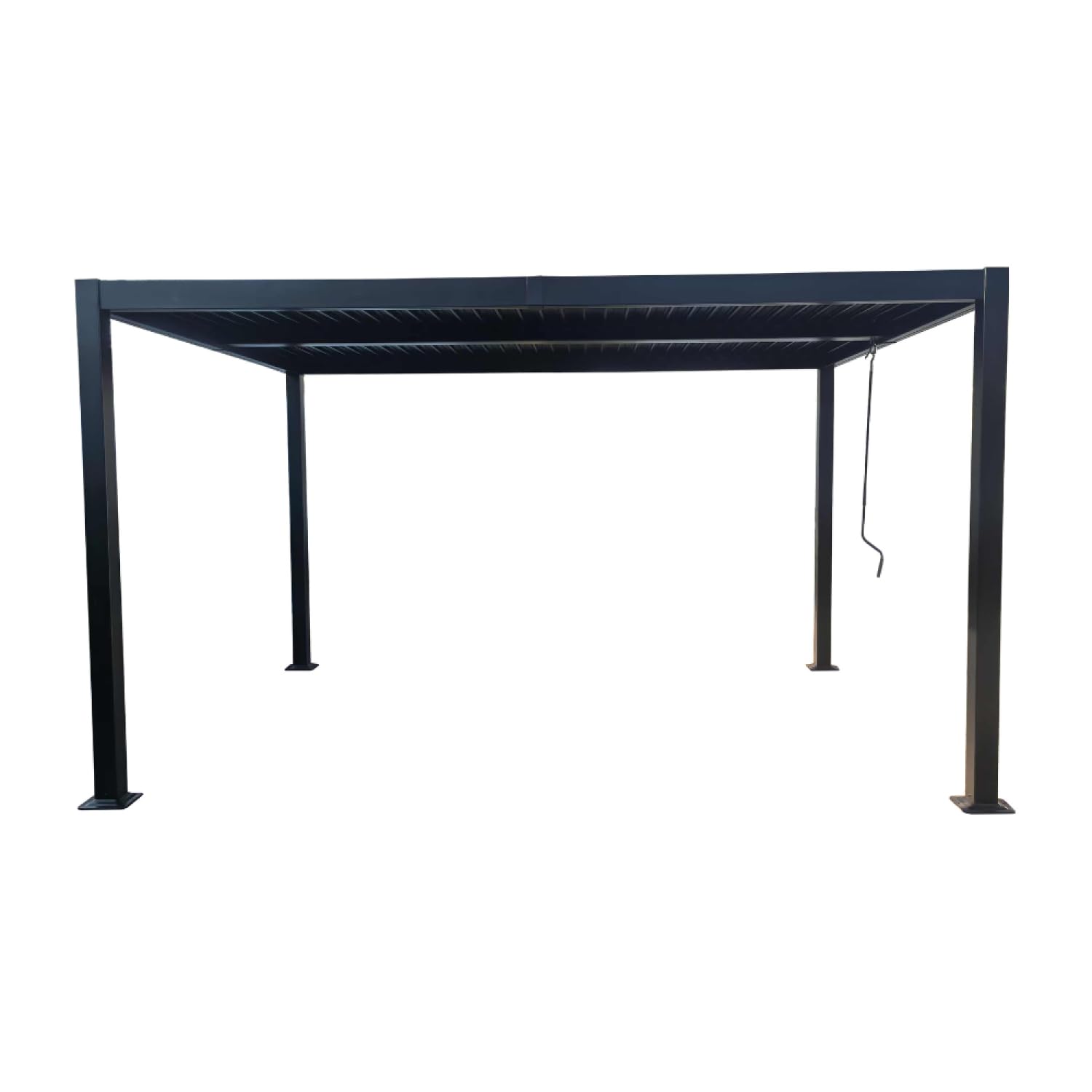 CONCEPT USINE Pergola Bioclimatique Naxos Aluminium Anthracite 4x3m