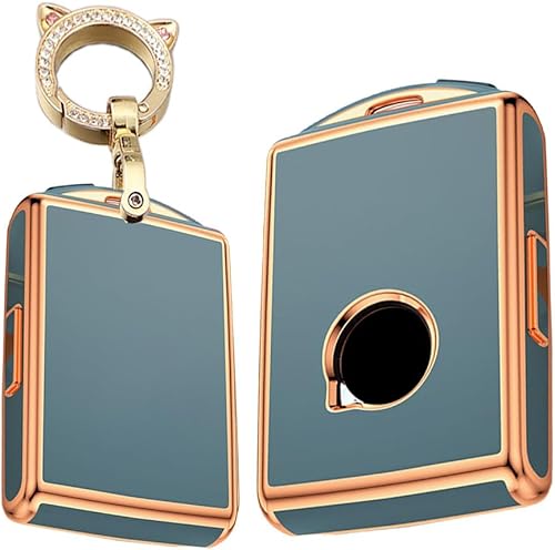 Miniatura 8 de Funda para llavero compatible con Volvo XC40 XC60 S90 TPU suave llavero funda para llaves Accesorios Protector 4 botones