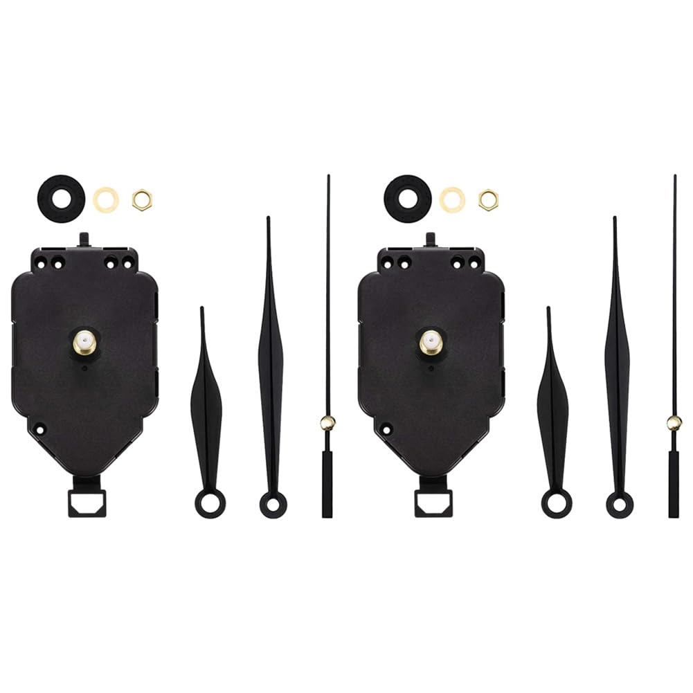 Uikdjgu 2 Set Diy Clock Movement Kit Oscillating Movement With Hands Quartz Clock Repair Parts Replacement Parts J