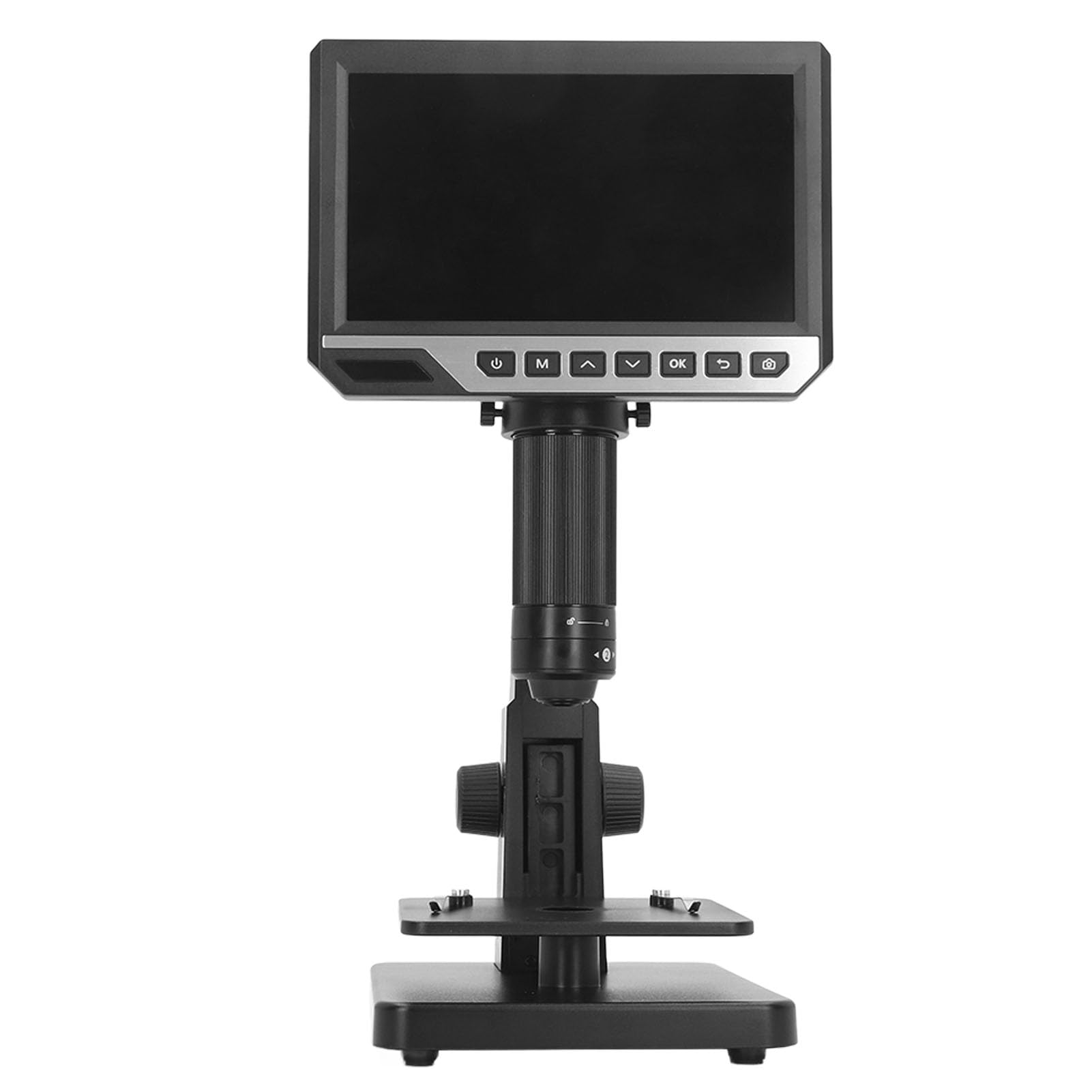 Hyuduo Digitalmikroskop, 7-Zoll-IPS-HD-Display USB-Digitalmikroskop, 2000 X 12 MP 1080P Desktop-Mikroskop für Münzbetrachtung, Lötreparatur, Leiterplatteninspektion