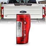 ACANII - For [Non-LED & Non-Blind Spot] 2017-2019 Ford F250 F350 SuperDuty OE Style Tail Light Bake Lamp Passenger Side