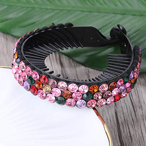Pinzas para cabello Rhinestone para mujer 5 unidades miniatura 3