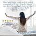 The Angle Wedge Pillow for Back Pain Relief - Knee Wedge Pillow for Legs, Triangle Memory Foam Pillow for Sleeping and Support (Sherpa Cover + Memory Foam, X-Wide)