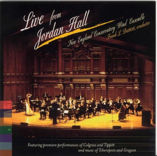 Live From Jordan Hall [Audio CD] NEW ENGLAND CONSERVATORY WIND ENSEMBLE