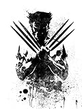 ART.COM Wall Art Print Wolverine Watercolor by Jack Hunter, 12' x 16'