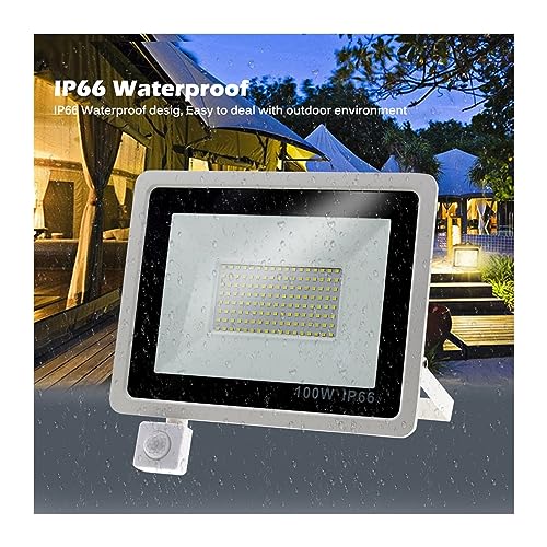 Projecteur extérieur LED 100W blanc chaud Éclaira avec détecteur - 3