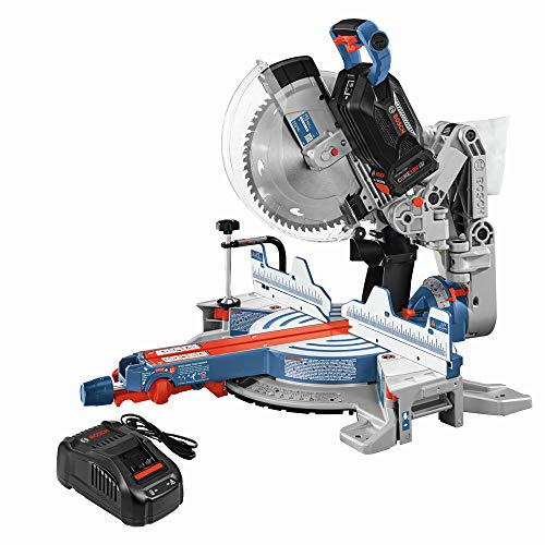 Bosch GCM18V-12GDCN14-RT 18V PROFACTOR Brushless Lithium-Ion 12 in. Cordless Miter Saw Kit with (1) 8 Ah Battery (Renewed)