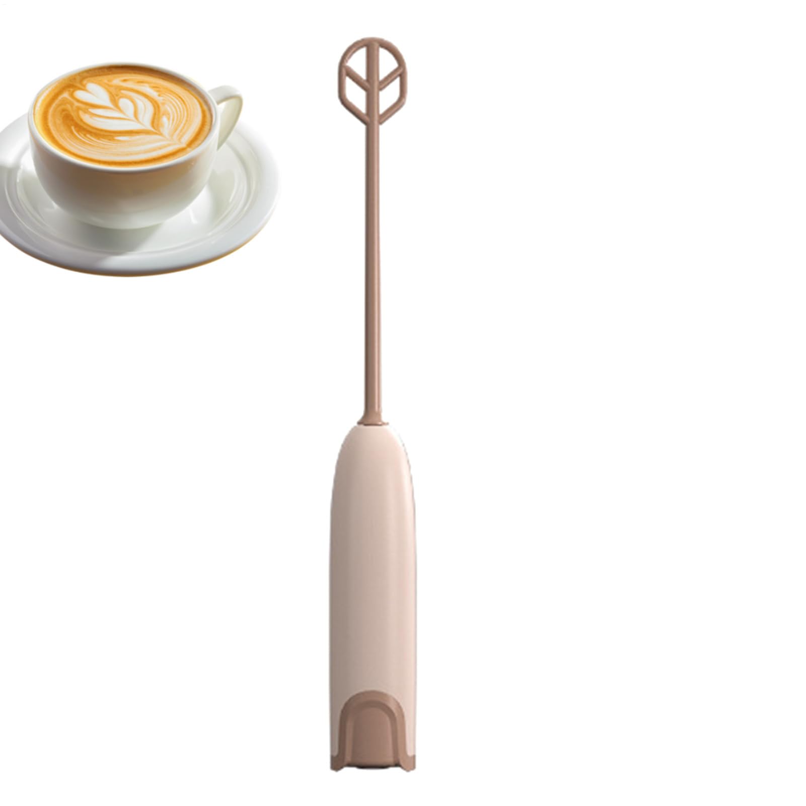 Electric Hand Mixer - Battery Operated Blender Powered Handheld Mixing Tool Multifunctional Portable Kitchen Home Baking Whisk Device