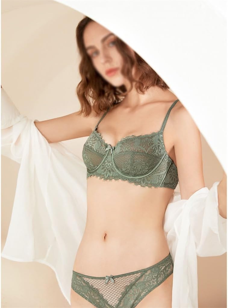 Thin Underwear Women With Small Breasts Gathered In Autumn and Winter To Show A Large Unrims Bra Suit