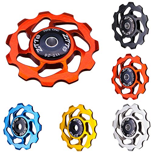 Guia desviador MTB bicicleta roda traseira do rolamento de cerâmica polia Road Guia Ciclismo bicicle