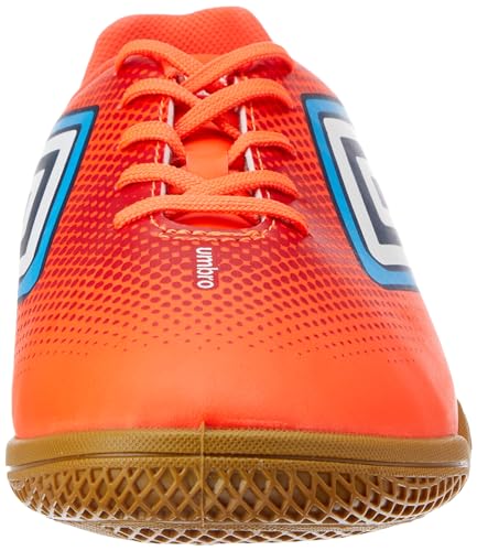 Chuteira Futsal, Cannon, Umbro, Masculina, Coral/Vermelho/Azul, 44