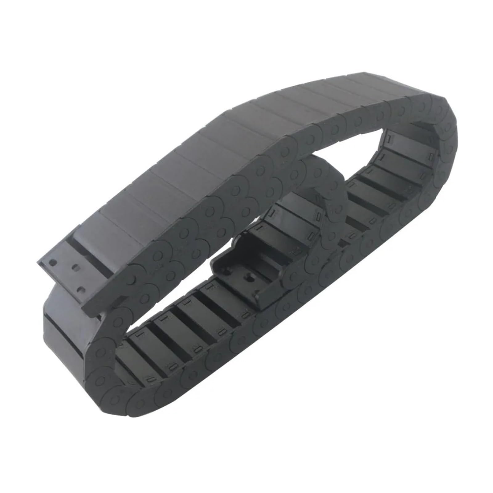 Equipos industriales Cadenas de transmisión 15 x 50 mm Tamaño Interno 1,01 M Cadena de Arrastre de Cable de Nailon Reforzado con plástico Cadenas de transmisión