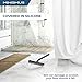 Minismus Shower Squeegee with Hook - Silicone Window Wiper - Shower Squeegee for Glass Doors - Glass Squeegee Bathroom Shower - Window Squeege (8.25 Inches, Black)
