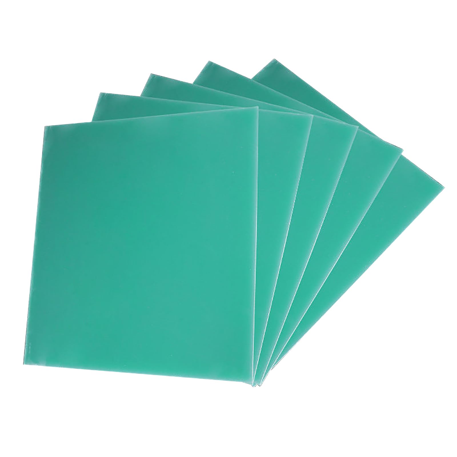 CXGBQSJ 12Pcs Fiberglass Board FR4 Insulation Sheet High Temperature Resistant Epoxy Laminate Panel for Electrical and Industrial Engineering Applications,0.1mm