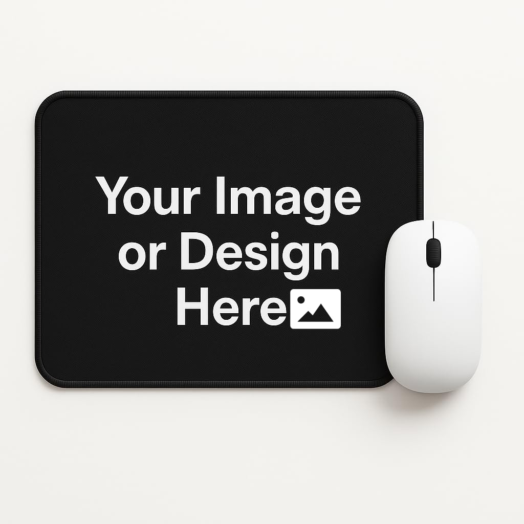 CherishCrafts Customizable Mouse Pad – Personalized with Photo, Logo or Text | Anti-Slip Rubber Base, Smooth Surface, Durable Desk Mat for Office, Gaming & Home-image-20