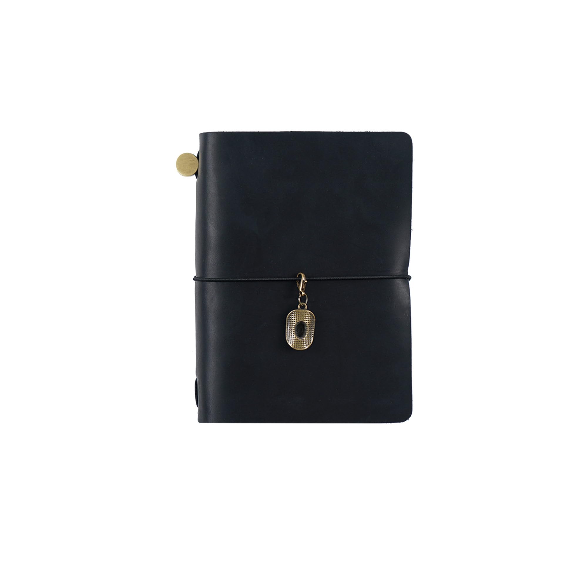 AIGUONIU Genuine Leather TN Travel Notebook Protective Cover Journal Sketchbook Planner Agenda Diary Personal Organizers Noteboo (Black Passport) โ image 1