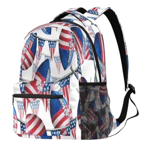 Sac à dos grand volume pour ordinateur voyage école et randonnée au style usa