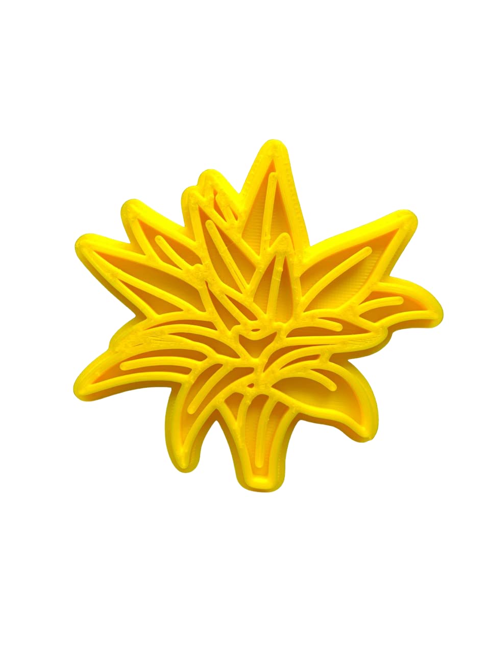 The Cookie Cutter Hub 10cm Distinctive Flower Cookie Cutter and Matching Embosser for Cookies Biscuits Clay Baking Decoration