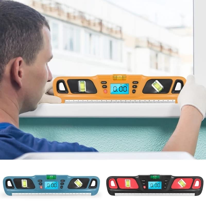 Nivel digital con pantalla LCD y regla 360 grados miniatura 4
