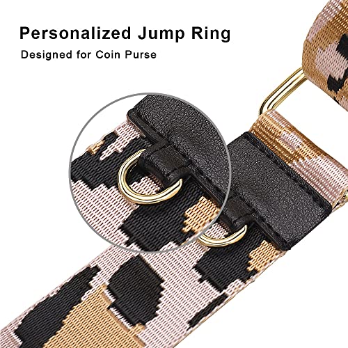 Image of nuoku Purse Straps Replacement Crossbody Straps for Purses Straps for Handbags Luggage Straps, Leopard Print