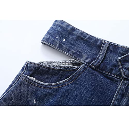 Women's Denim Skirt Women's Summer Retro Denim Short Skirt Package Hip Slim Skirt Summer3