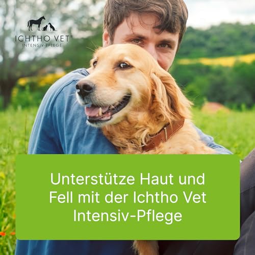 Ichtho vet Derma-Gel von Heel Vet - Sanfte und effektive Pflege bei feuchten Hautirritationen für Haustiere | Natürliche lntensivpflege | Made IN Germany
