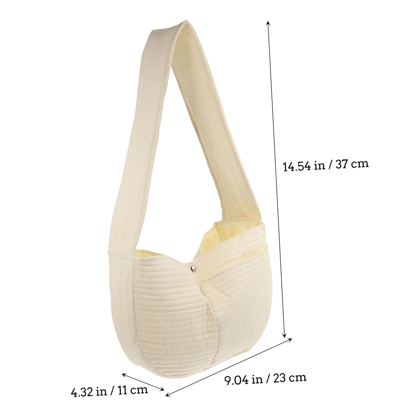 Abaodam 1Pc Pet Shoulder Bag for Dogs and Cats Travel Sling Carrier Bag for Pets Portable Beige Tote for Puppies and Kittens Lightweight and Breathable Design