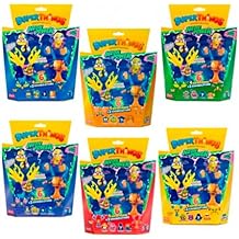 SuperThings Pack 6 Figures-Neon Power. Contains 4 2 Exoskeletons. Sdos Models Magic Box PST11B616IN00
