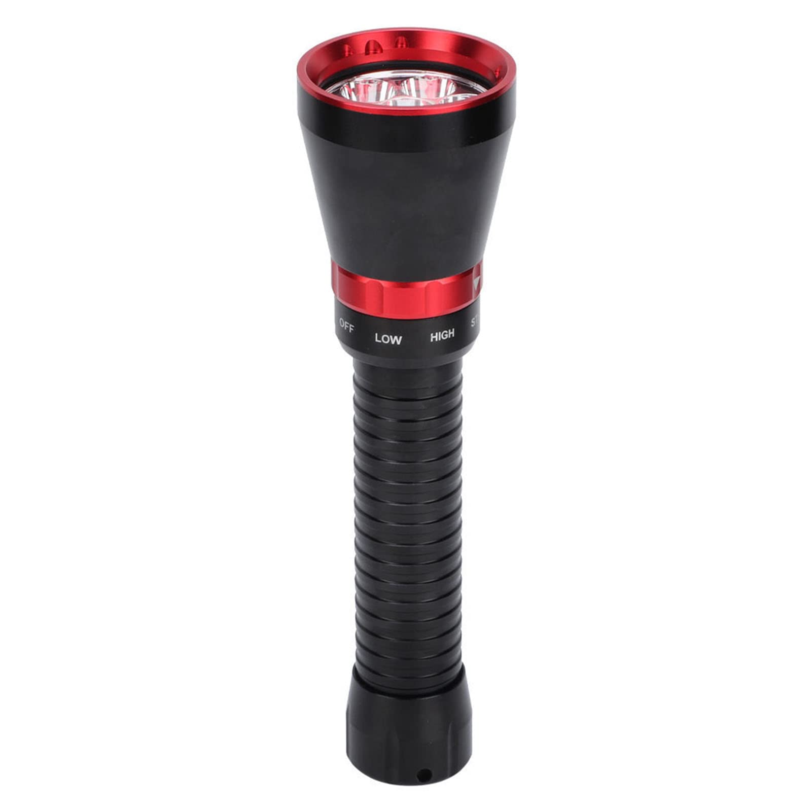 Torcia Subacquea Impermeabile da 18000LM Torcia Subacquea a LED da 100M con 3 modalità Ad Alta luminosità per il Campeggio di Caccia (rosso)